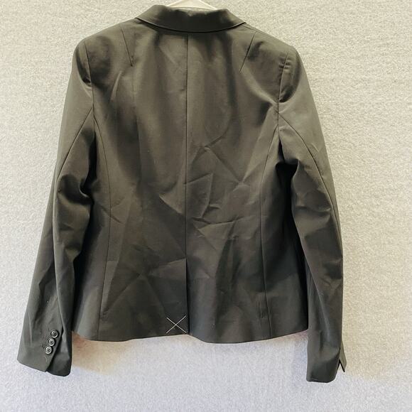 Banana Republic Blazer Women Size 10 CLASSIC-FIT WASHABLE ITALIAN WOOL BLEND NWR - Picture 4 of 8